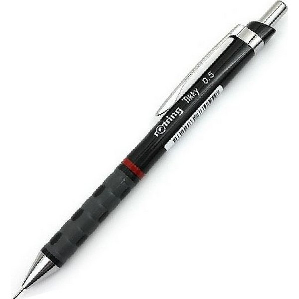 Карандаш механический Rotring Tikky 0.5 мм с ластиком, Цвет корпуса: черный (Rotring S0770504)