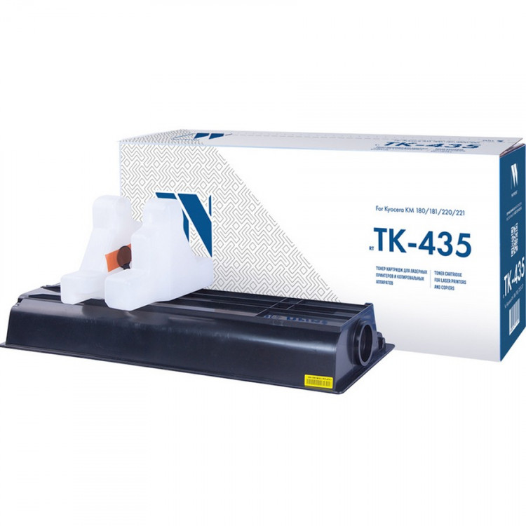 NV Print NVP-TK435 Картридж совместимый NV-TK-435 для Kyocera TASKalfa 180 /  220 /  181 /  221 (15000k)