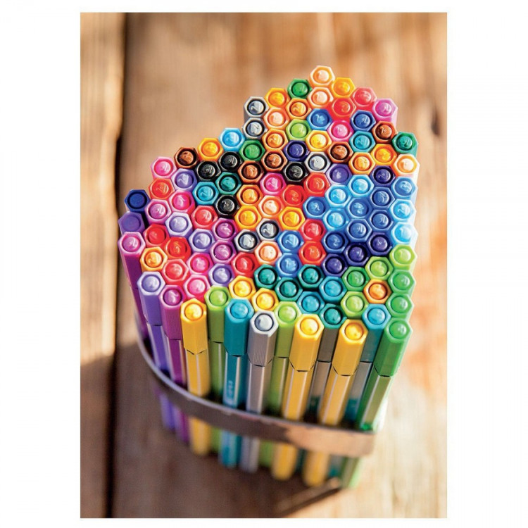 Фломастер STABILO Pen 68 серый холодный (STABILO 68/95)