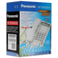 Телефон проводной Panasonic KX-TS2365RUW