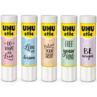 Клей-карандаш UHU Stic 21 гр. Серия Pastel (UHU 32)*