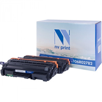 NV Print NVP-106R02782 Картридж совместимый NV-106R02782 для Xerox Phaser 3052 / 3260 /  WC 3215 / 3225 (6000k) (2шт) NVP-106R02782, Совместимость: Xerox Phaser 3052 / 3260 / WorkCentre 3215 / 3225, ресурс: 6000 стр.