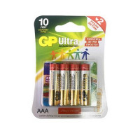 Батарейка GP Ultra GP24AUGLNEW-2CR4 LR03 + магнит Подари Жизнь BL4 (Комплект 4 шт.)