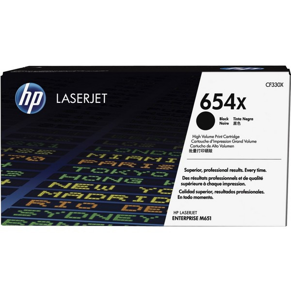 HP CF330X Kартридж черный 654X HP Color LaserJet Enterprise M651n/M651dn/M651xh/M680dn (20,5K)