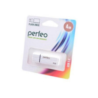 Носитель информации PERFEO PF-C01G2W004 USB 4GB белый BL1