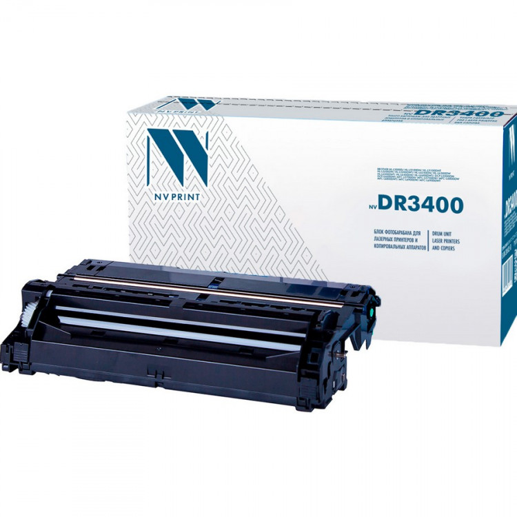 NV Print NVP-DR3400 Блок фотобарабана совместимый NV-DR-3400 для Brother HL-L5000D /  HL-L5100DN /  HL-L5100DNT /  HL-L5200DW /  HL-L5200DWT /  HL-L6250DN /  HL-L6300DW /  HL-L6300DWT /  HL-L6400DW /  HL-L6400DWT /  DCP-L5500DN /  DCP-L6600DW /  MFC-L5700
