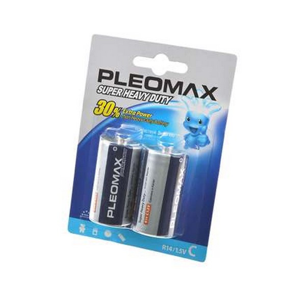 Батарейка PLEOMAX R14 BL2 (Комплект 2 шт.)