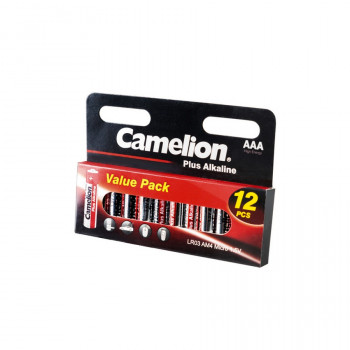 Батарейка Camelion Plus Alkaline LR03-HP12 LR03 BL12 (Комплект 12 шт.) Тип: LR03Цена: за комплект
