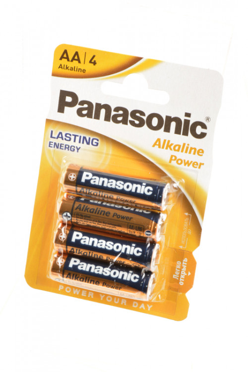 Батарейка Panasonic Alkaline Power LR6APB/4BP RU LR6 BL4 (Комплект 4 шт.)