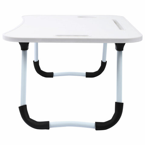 Столик складной для ноутбука/завтрака BRABIX BT-001 (600х400х265 мм), органайзер, белый, 532900 Столик складной для ноутбука/завтрака BRABIX BT-001 (600х400х265 мм), органайзер, белый, 532900