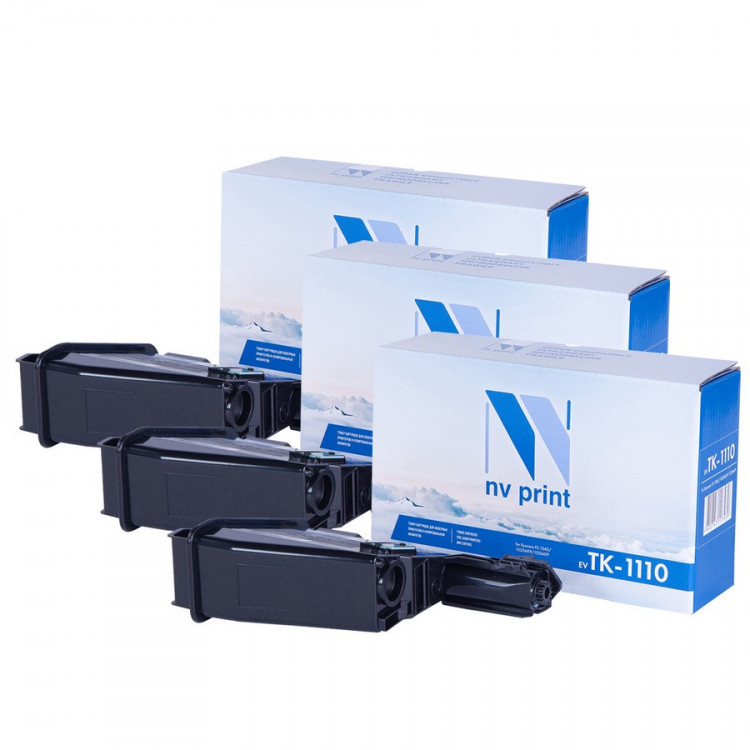 NV Print NVP-TK1110-SET3 Картридж совместимый NV-TK-1110-SET3 для Kyocera FS-1040 /  FS-1020MFP /  FS-1120MFP (2500k) (3 шт)