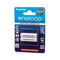 Аккумулятор Panasonic eneloop BK-4MCCE/2BE 750мАч AAA BL2 (Комплект 2 шт.)