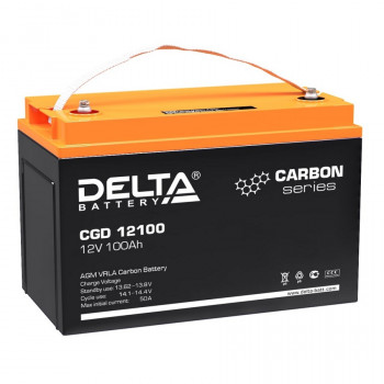 Energon Delta CGD 12100 Аккумуляторная батарея DELTA CGD 12100 (12В / 100Ач, Тип: AGM, Клемма: Болт М8, ДхШхВ: 330х171х212мм (Полная высота: 212мм), срок службы: 15 лет, Гарантия: 3г, вес: 30кг) 