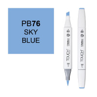 Маркер спиртовой ShinHanart Touch Twin Brush PB76 Небесно-голубой (ShinHanart 1210076)