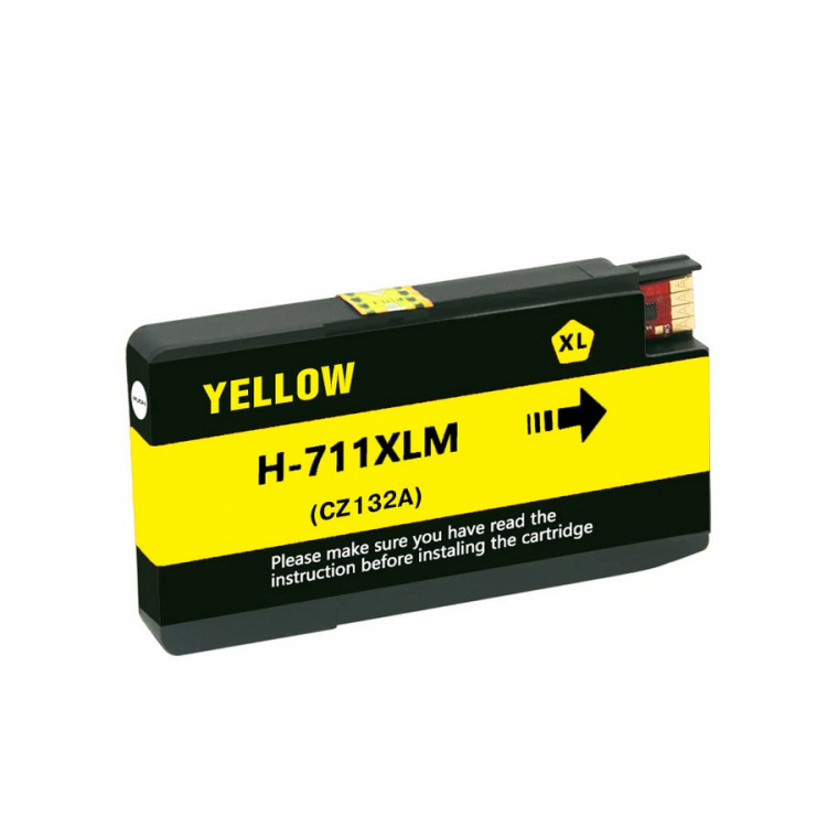 NV Print NVP-CZ132A Струйный картридж 711 (NV-CZ132A) Yellow для HP Designjet T120 / T520 (29 мл) совместимый