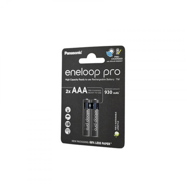 Аккумулятор Panasonic eneloop pro BK-4HCDE/2CP 930мАч AAA BL2 (Комплект 2 шт.)