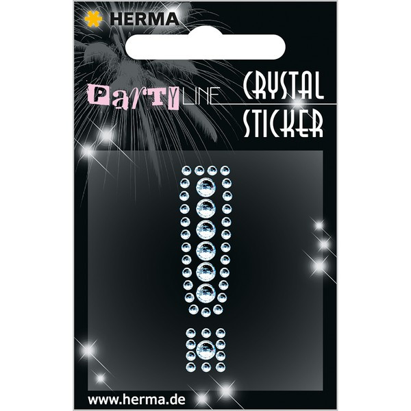 HERMA 15367 НАКЛЕЙКИ  CRYSTAL с декоративной вставкой из пластиковой стразы -  !