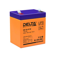 Аккумуляторная батарея DELTA HR 12-21 W (12В / 5Ач, Тип: AGM, Клемма: F2, ДхШхВ: 90х70х101мм (Полная высота: 107мм), срок службы: 15 лет, Гарантия: 1г, вес: 1,8кг) (ENERGON DELTA HR 12-21 W)