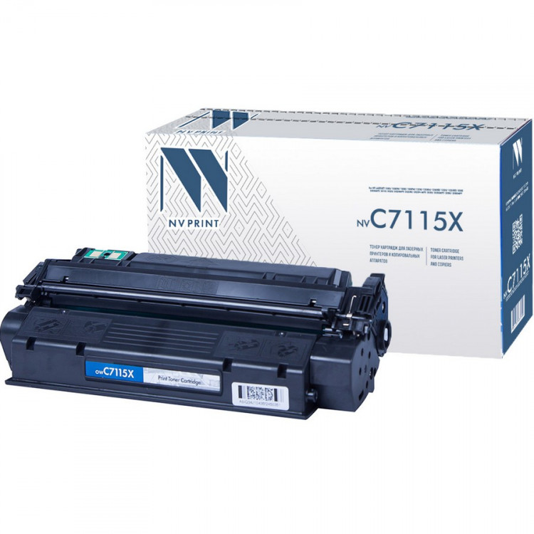 NV Print NVP-C7115X Картридж совместимый NV-C7115X для HP LaserJet 1000 /  1000W /  1005 /  1005W /  1200 /  1200N /  1200SE /  1220 /  1220SE /  3300 /  3300MFP /  3310 /  3320 /  3320MFP /  3320N /  3320N MFP /  3330 /  3330MFP /  3380 /  3380MFP (3500k