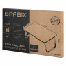Столик складной для ноутбука/завтрака BRABIX BT-002 (600х400х265 мм), черный, 532901