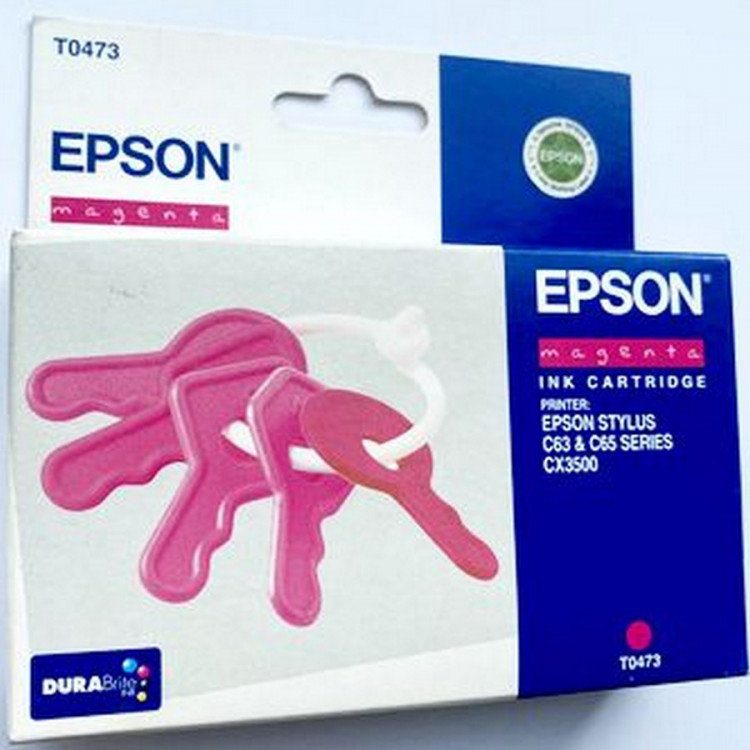 Epson C13T04734A10 Картридж пурпурный T0473 Epson Stylus C63/C65 Установить до 10/2009