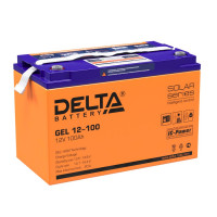 Energon Delta GEL 12-100 Аккумуляторная батарея DELTA GEL 12-100 (12В / 100Ач, Тип: AGM;Гелевый, Клемма: Болт М6, ДхШхВ: 333х173х216мм (Полная высота: 222мм), срок службы: 10-12 лет, Гарантия: 1г, вес: 32,5кг)