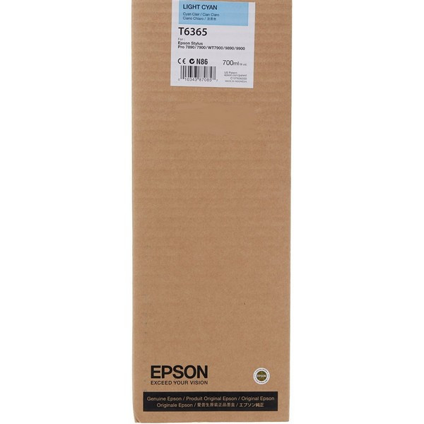 Epson C13T636500 Картридж светло-голубой Epson Stylus Pro 7900/9900 (700 мл)