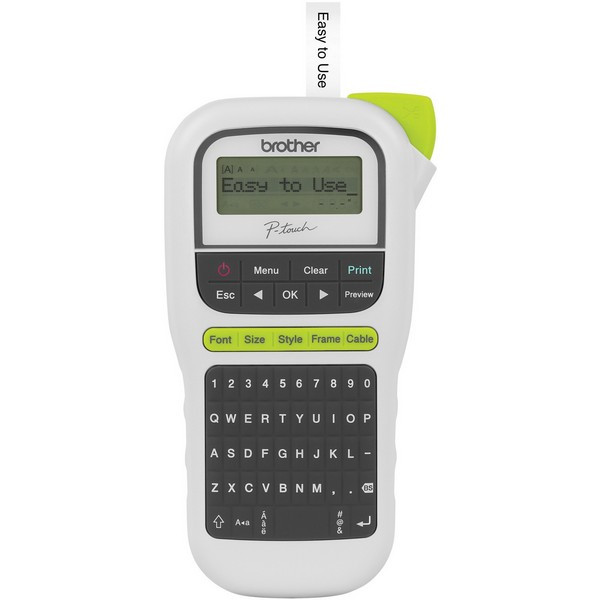 Brother PTH110R1 Принтер для печати наклеек Brother PT-H110 (ручной, от 3,5 до 12мм, 20мм / сек, однострочный)