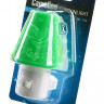 Светильник Camelion NL-194 ночник с выключателем, зеленый  4LED BL1