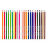 Карандаши цветные акварельные BRAUBERG PREMIUM AQUARELLE, 24 цвета, грифель 4 мм, 181673