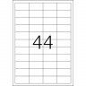HERMA 4102 Этикетки самоклеющиеся Полиэстровые А4, 48 x 25, цвет: Золотистый, клей: перманентный, для печати на: лазерных аппаратах, в пачке: 25 листов/1100 этикеток