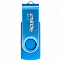 Флеш-диск 32 GB SMARTBUY Twist USB 2.0, синий, SB032GB2TWB
