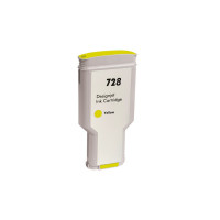NV Print NVP-F9K15A Струйный картридж 728 (NV-F9K15A) Yellow для HP DesignJet T830 / T730 (300 мл) совместимый