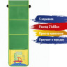 Кармашки-органайзер в шкафчик для детского сада ЮНЛАНДИЯ на резинке, 5 карманов, 21х68 см, 