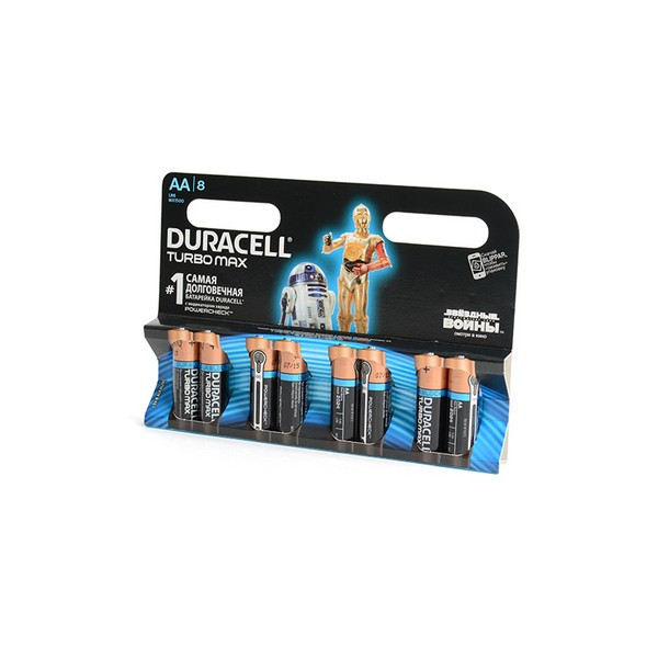 DURACELL TURBO MAX LR6 BL8 Батарейка