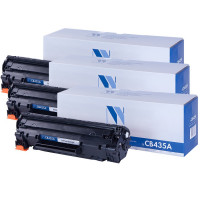 NV Print NVP-CB435A-SET3 Картридж совместимый NV-CB435A-SET3 для HP LaserJet P1005,  P1006 (1500k) (3 шт)