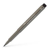 Ручка капиллярная Faber-Castell PITT Artist Pen B (Brush), цвет 273 warm grey IV (Faber-Castell 167473)
