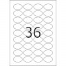 HERMA 4109 (Овал) Этикетки самоклеющиеся Полиэстровые А4, 40.6 x 25.4, цвет: Золотистый, клей: перманентный, для печати на: лазерных аппаратах, в пачке: 25 листов/900 этикеток