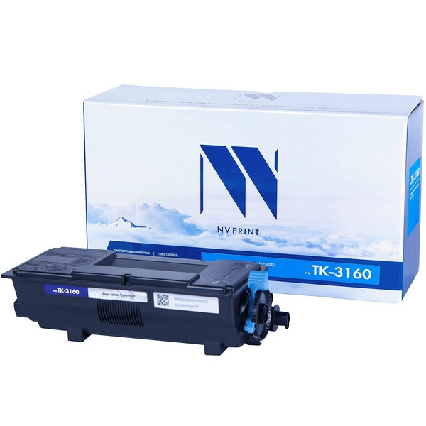 NV Print NVP-TK3160NC Картридж совместимый NV-TK-3160 (БЕЗ ЧИПА) для Kyocera Ecosys P3045dn /  P3050dn /  P3055dn /  P3060dn /  P3145 (12500k)