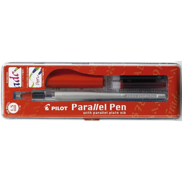 Ручка перьевая для каллиграфии Pilot Parallel Pen 1,5 мм (Pilot FP3-15N-SS)