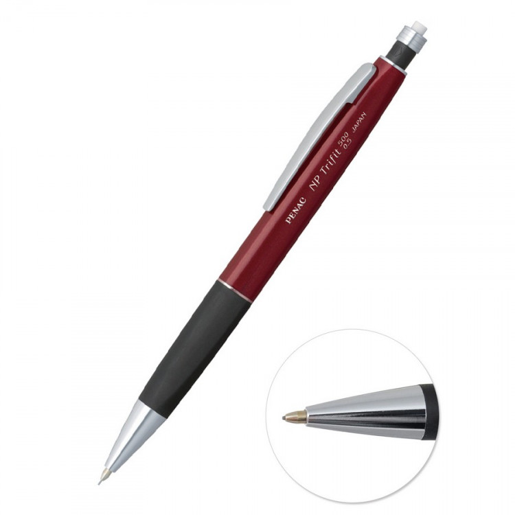 Карандаш механический Penac NP-Trifit 500, 0,5 мм, HB, бордовый (PENAC SC1701-09)