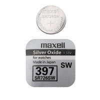 Батарейка MAXELL SR726SW 397 Использовать до 02/2022
