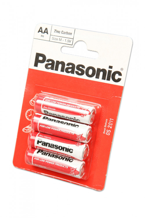 Батарейка Panasonic Zinc Carbon R6RZ/4BP R6 BL4 (Комплект 4 шт.)