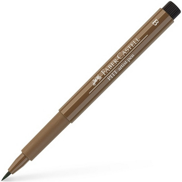 Ручка капиллярная Faber-Castell PITT Artist Pen, наконечник B (Brush), цвет 178 nougat (167578)