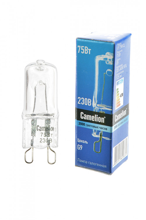 Лампа Camelion G9 230V 75W прозрачная