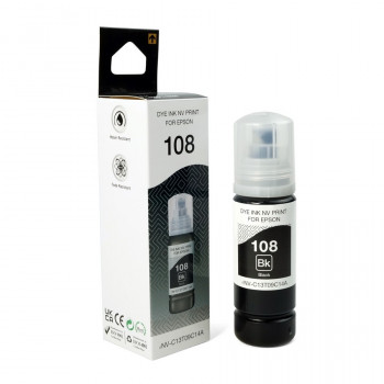 NV Print NVP-C13T09C14A Чернила 108 (NV-C13T09C14A) для Epson L8050, L18050 (70 мл) Black (в коробке) совместимые NVP-C13T09C14A, Совместимость: , ресурс: 0 стр.