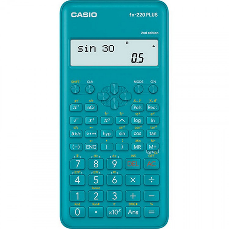 Калькулятор научный Casio FX-220 PLUS 10+2 разрядный, 181 функция (Casio FX-220 PLUS 2) некомплект: только калькулятор, без коробки, без инструкции