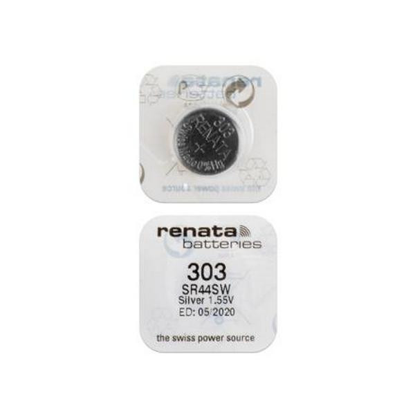 Батарейка RENATA SR44SW    303 (0%Hg)