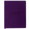 Дневник 1-11 класс 48 л., кожзам (гибкая), термотиснение, BRAUBERG "LATTE", фиолетовый, 105438