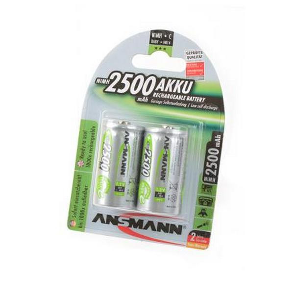 Аккумулятор ANSMANN 5030912-RU C 2500мАч maxE BL2 (Комплект 2 шт.)